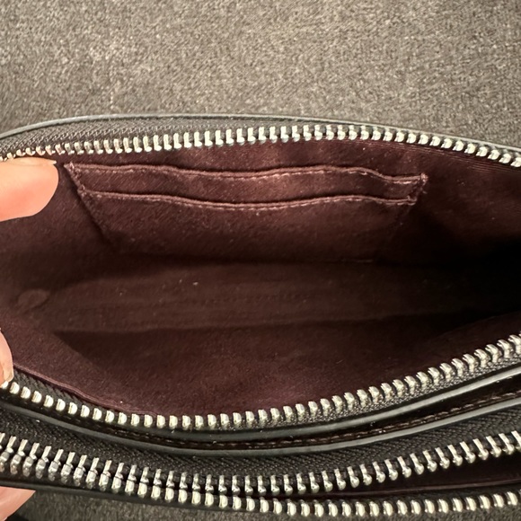 Double Zip Crossbody In Signature Canvas crossbody - Picture 12 of 13